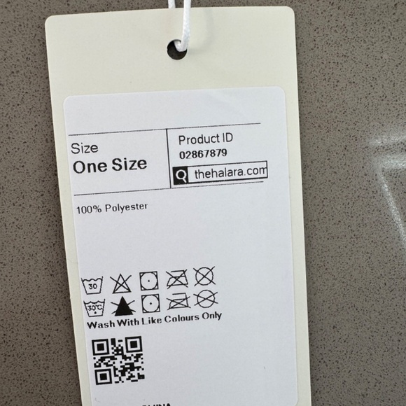 Halara White Canvas Tote Bag - Picture 4 of 5